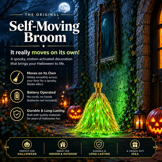 Magic Halloween Broom